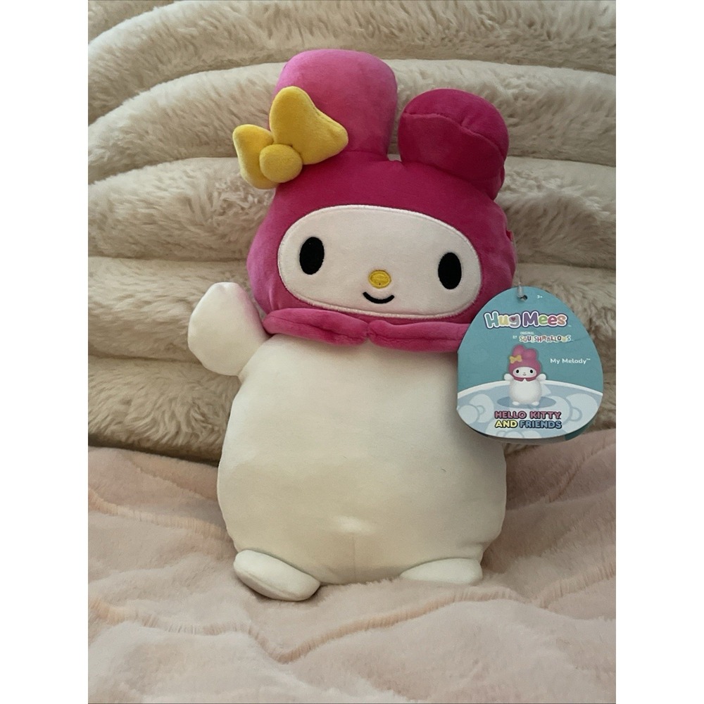 MY MELODY - Squishmallows Hugmees 12" Hello Kitty and Friends - NEW, NWT